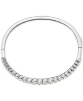 Arabella Cubic Zirconia Bangle Bracelet in Sterling Silver