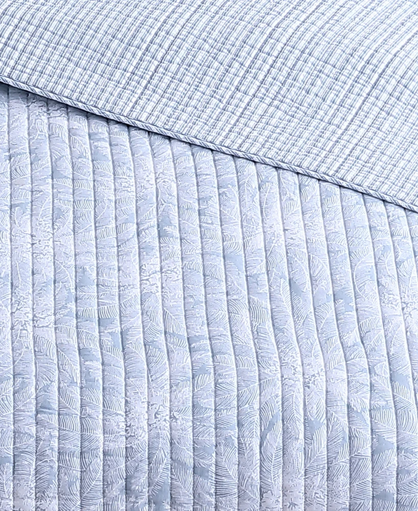 Tommy Bahama Makena Blue Reversible 3-Piece Full/Queen Quilt Set