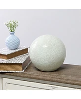 Simple Designs 1 Light Mosaic Stone Ball Table Lamp