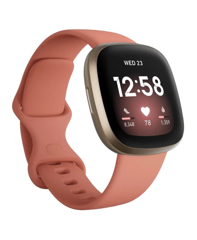 Buy Fitbit Versa 3 FB511GLPK Health and Fitness Smartwatch Online At Best  Price @ Tata CLiQ