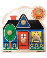 Melissa and Doug Kids Toy, First Shapes Jumbo Knob Puzzle