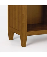 Simpli Home Carlton Solid Wood Bedside Table