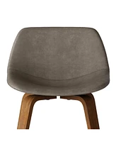 Simpli Home Randolph Bentwood Counter Height Stool, Set of 2