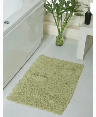 Home Weavers Bell Flower Bath Rug