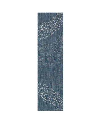 Liora Manne Carmel School of Fish 1'11" x 7'6" Runner Rug