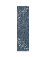 Liora Manne Carmel School of Fish 1'11" x 7'6" Runner Rug