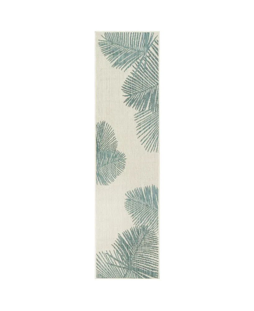 Liora Manne' Carmel Palm 1'11" x 7'6" Runner Rug