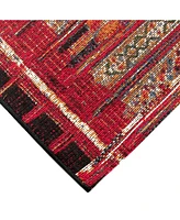 Liora Manne' Marina Tribal Stripe 1'11" x 7'6" Runner Rug