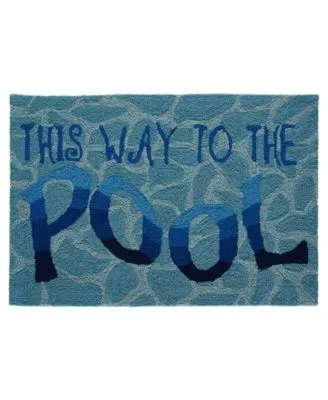 Liora Manne Frontporch This Way To The Pool Area Rug