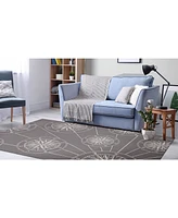 Liora Manne' Frontporch Compass 5' x 7'6" Outdoor Area Rug