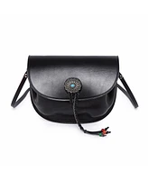 Old Trend Women's Genuine Leather Garden Peony Crossbody