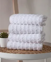 Ozan Premium Home Azure Collection Hand Towels -Pack