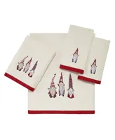 Avanti Christmas Gnomes Holiday Cotton Bath Towel, 27" x 50"