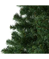 Nearly Natural Northern Tip Pine Artificial Christmas Tree with 400 Clear Led Lights