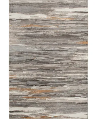 Portland Textiles Adorn Maris Gray 7'10" x 9'10" Area Rug