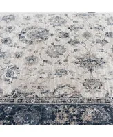 Portland Textiles Alexia Oriel Bone 7'10" x 9'10" Area Rug