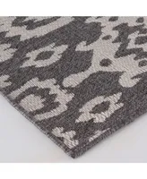 Portland Textiles Palermo Tusk Gray 5'3" x 7'7" Outdoor Area Rug