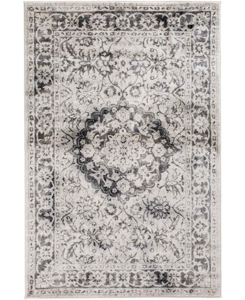 Portland Textiles Genova Maja Gray 5' x 7'6" Area Rug