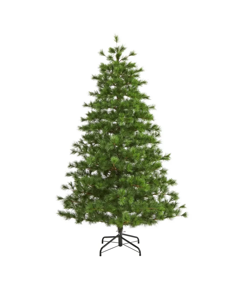 Nearly Natural Yukon Mixed Pine Artificial Christmas Tree with 1104 Bendable Branches