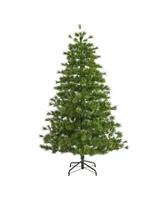 Nearly Natural Yukon Mixed Pine Artificial Christmas Tree with 1104 Bendable Branches