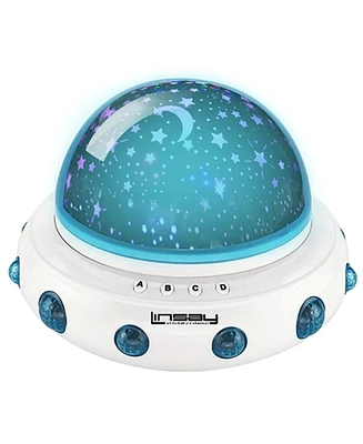 Linsay Smart Kids Lamp Projector Universe Incandescent and Night Light