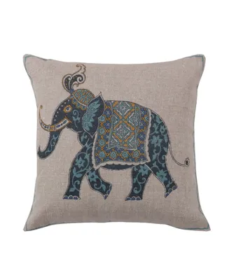 Levtex Chandra Elephant Decorative Pillow, 20" x 20"