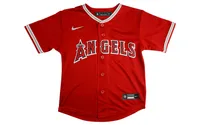 Nike Big Boys and Girls Los Angeles Angels Official Blank Jersey