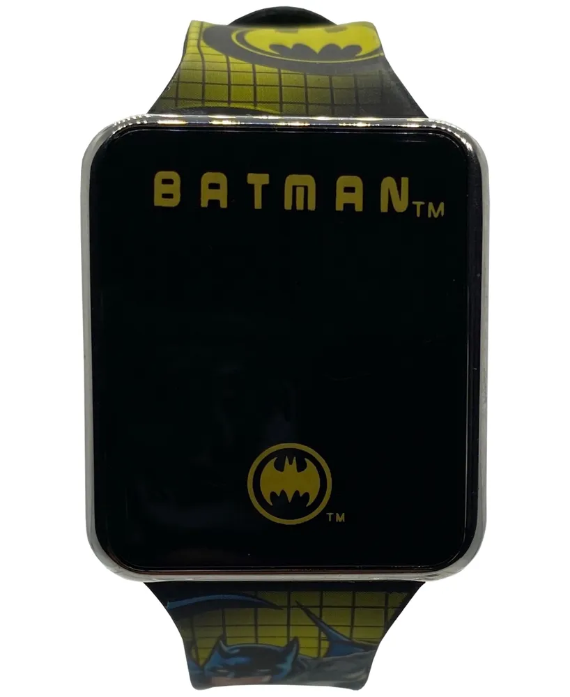 Accutime Kid's Batman Silicone Strap Touchscreen Watch 36x33mm