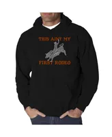 La Pop Art Men's Word Hooded Sweatshirt - This Aint My First Rodeo