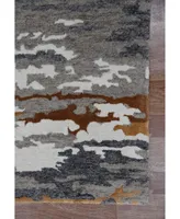 Amer Rugs Abstract Abs-3 Orange 4' x 6' Area Rug