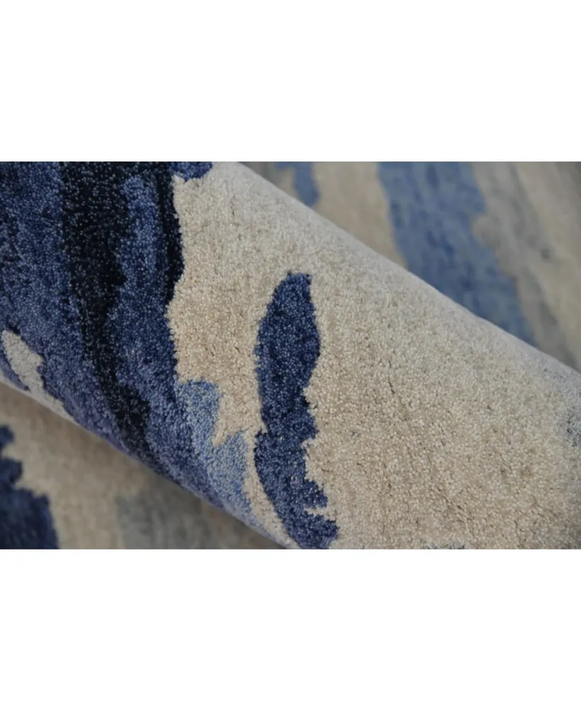 Amer Rugs Abstract Abs-7 Navy 2' x 3' Area Rug