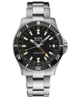 Mido Men's Swiss Automatic Ocean Star Gmt Stainless Steel Bracelet Watch 44mm