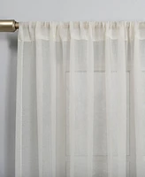 Silvia 50" x 120" Crushed Semi-Sheer Curtain Panel