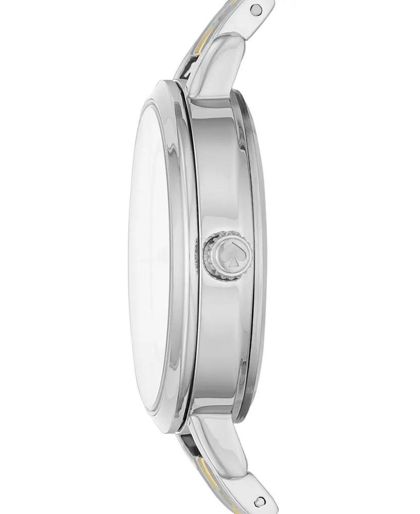 kate spade new york Women's Metro Two-Tone Stainless Steel Bracelet Watch 30mm
