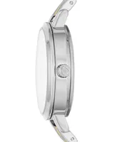 kate spade new york Women's Metro Two-Tone Stainless Steel Bracelet Watch 30mm