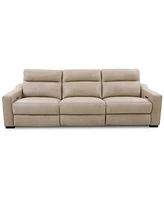 Gabrine -Pc. Leather Sofa with Power Recliners