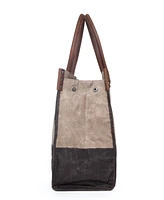 Tsd Brand Stone Creek Waxed Canvas Tote Bag