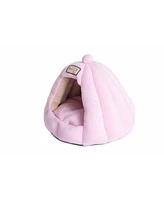 Armarkat pumpkin Like House Cat Bed For Indoor Cats, Tent with Removable Washable Cushioned Pillow C95GFS Soft PInk