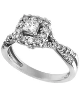 Diamond (7/8 ct. t.w.) Engagement Ring in 14K White Gold