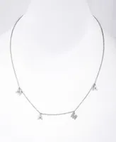 Adornia Mama Dangle Necklace - Silver