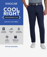 Cool Right Performance Flex Slim Fit Flat Front Pant