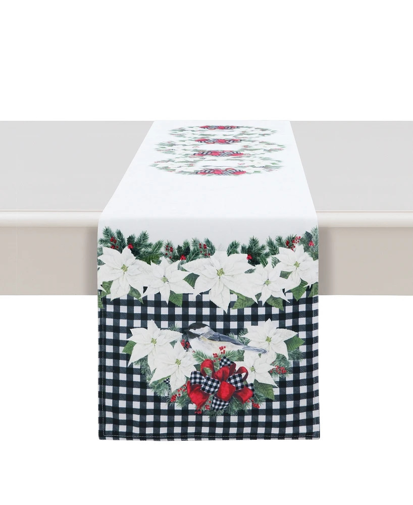 Laural Home Christmas Trimmings Table Runner