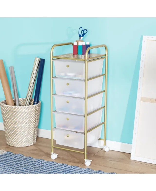 Honey-Can-Do Craft Storage Cart With Wheels 