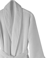 Hotel Collection Cotton Waffle Textured Bath Robe, Exclusively at Macy's
