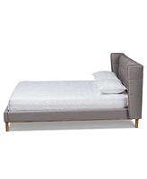 Gretchen Modern and Contemporary Queen Platform Wingback Bed