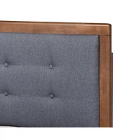 Emele Modern Transitional Full Size Platform Bed