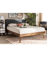 Closeout Devan Mid-Century Modern Full Platform Bed