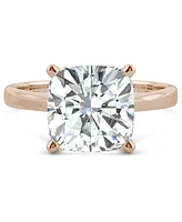 Moissanite Cushion Solitaire Ring (3-1/3 ct. tw.) 14k White, Yellow or Rose Gold