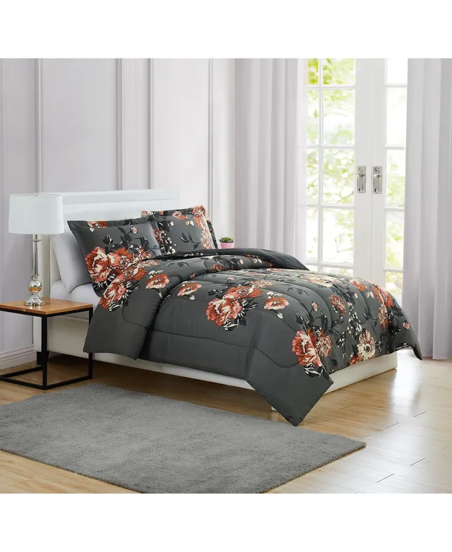 Hotel Collection CLOSEOUT! Primavera Floral 3-Pc. Comforter Set,  Full/Queen, Created for Macy's - Macy's