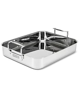 Viking 3-Ply Stainless Steel Roasting Pan with Nonstick Rack